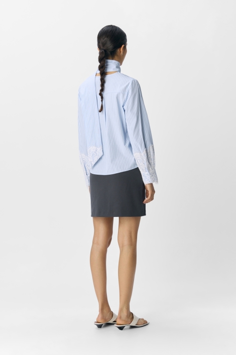 Object objali l/s re bow shirt 140